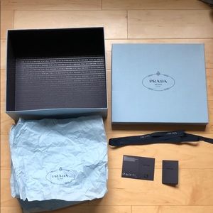 Prada Shoe Box + Packaging